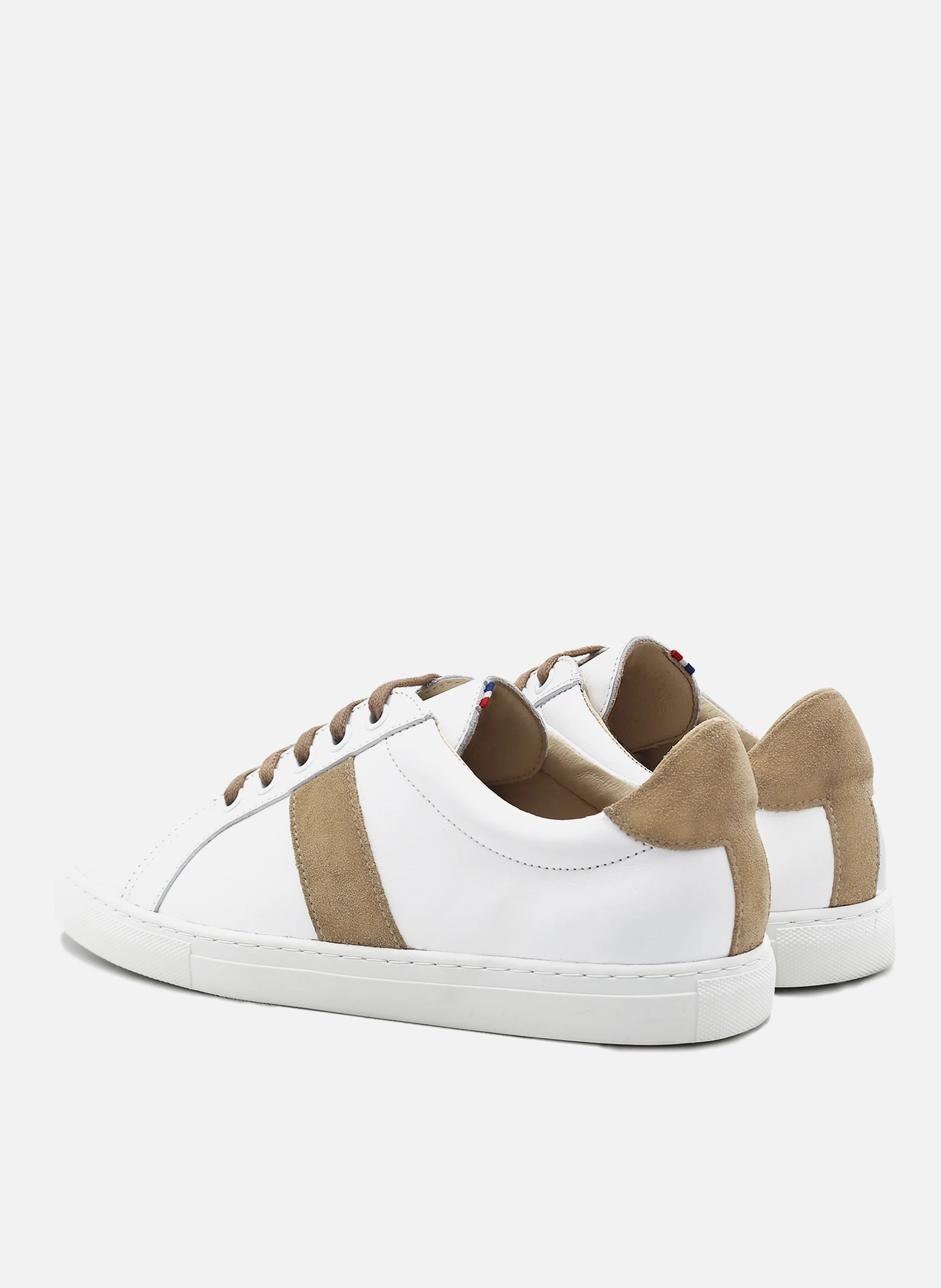 Baskets mif cuir | Blanc