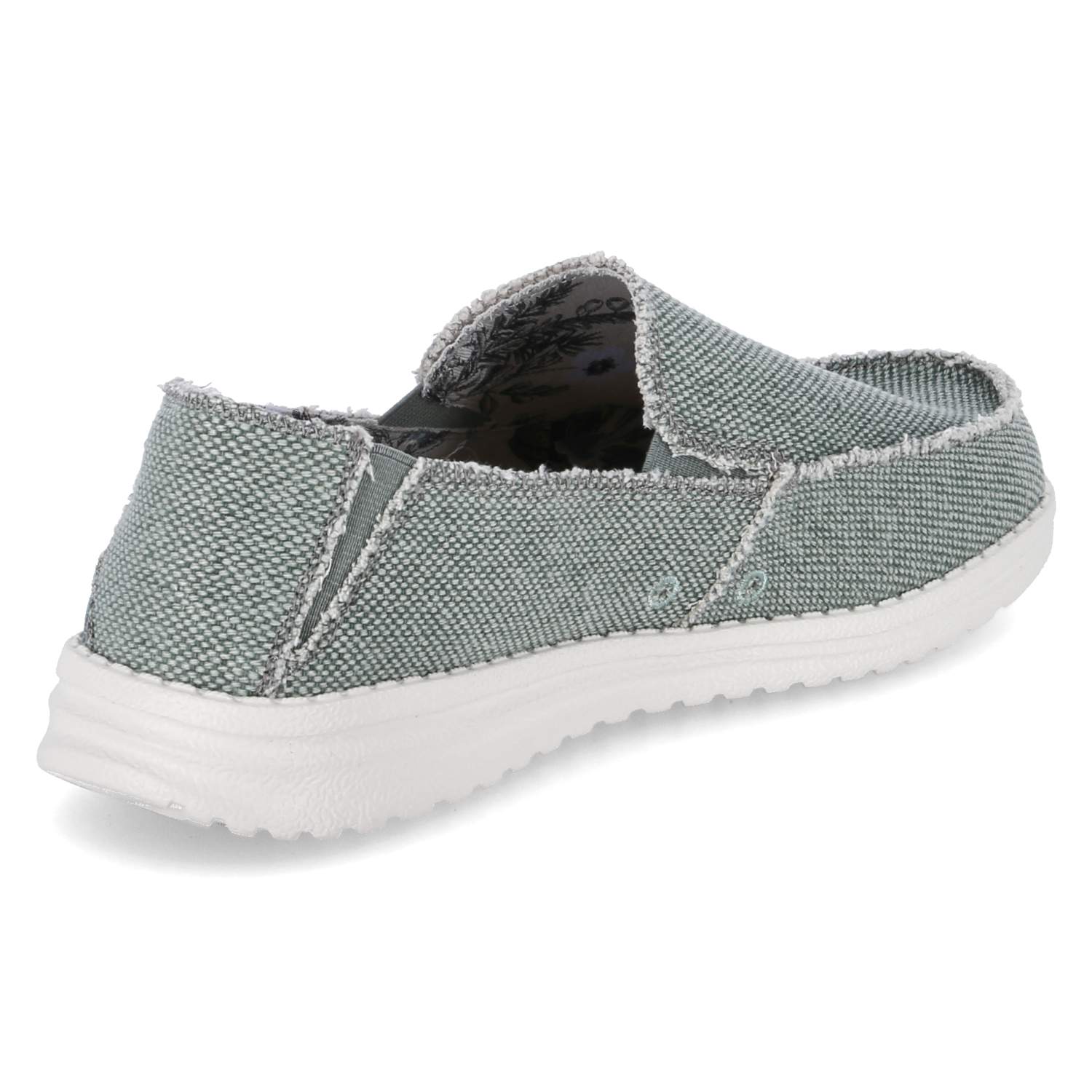 Fusion Mokassins JOHN - blk washed canvas
