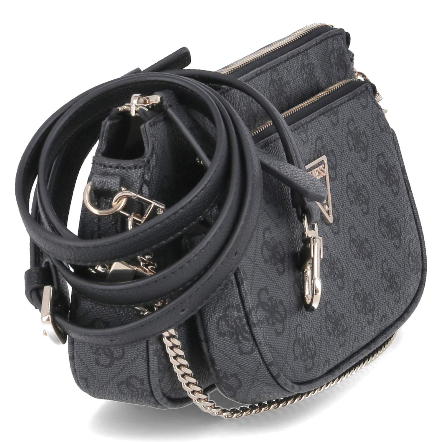 Guess Crossbody NOELLE MINI - coal logo