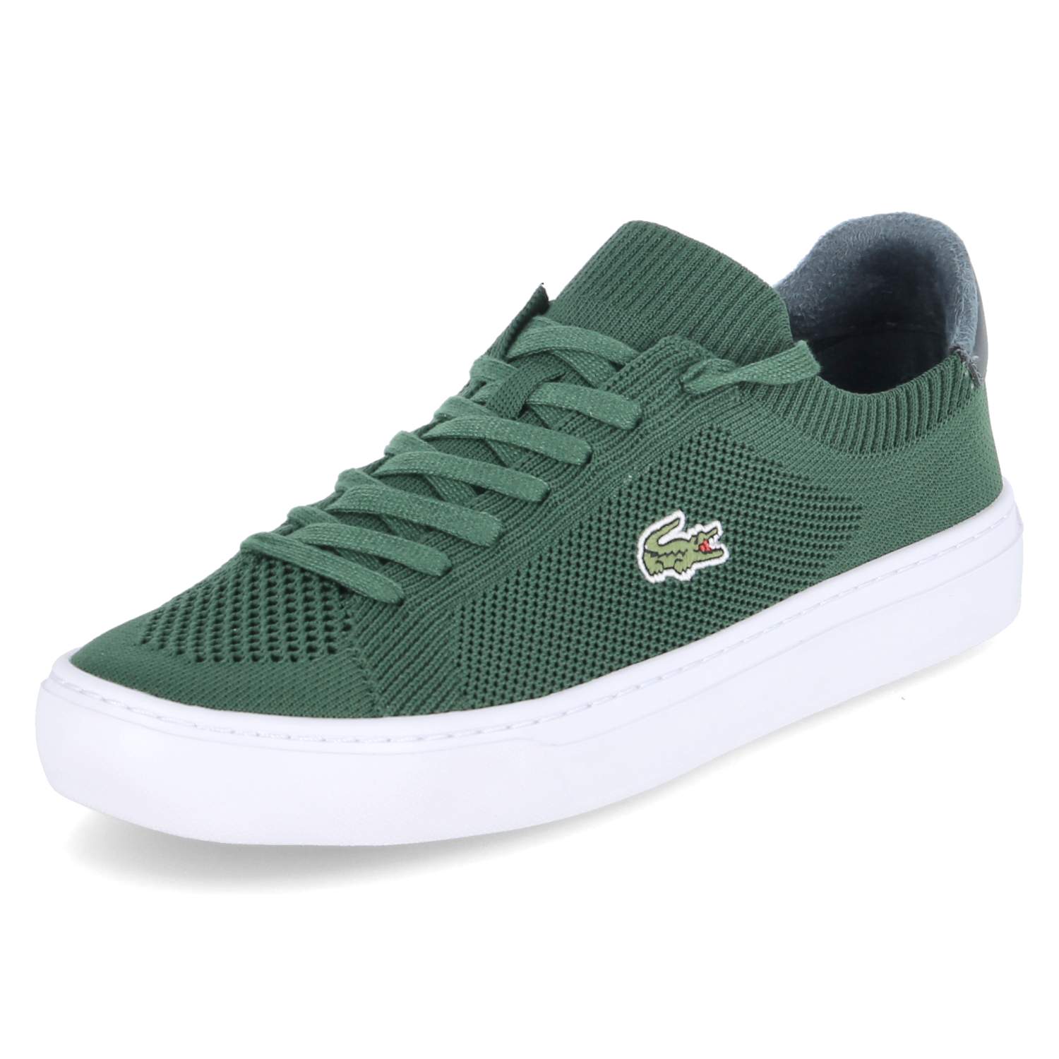 Lacoste Sneaker LA PIQUEE - dk grn/wht