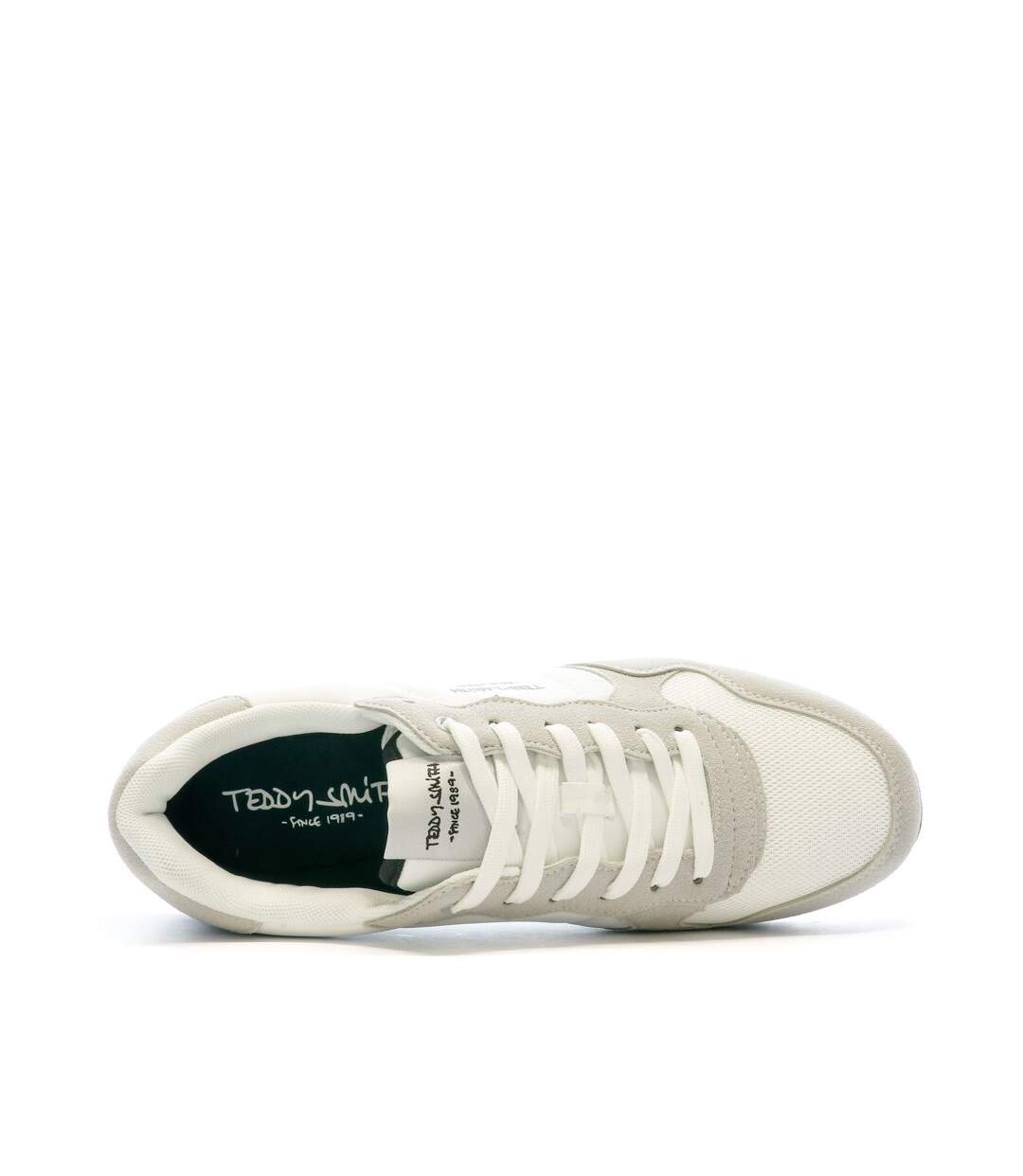 Baskets Blanc/Gris Homme Teddy Smith Retro