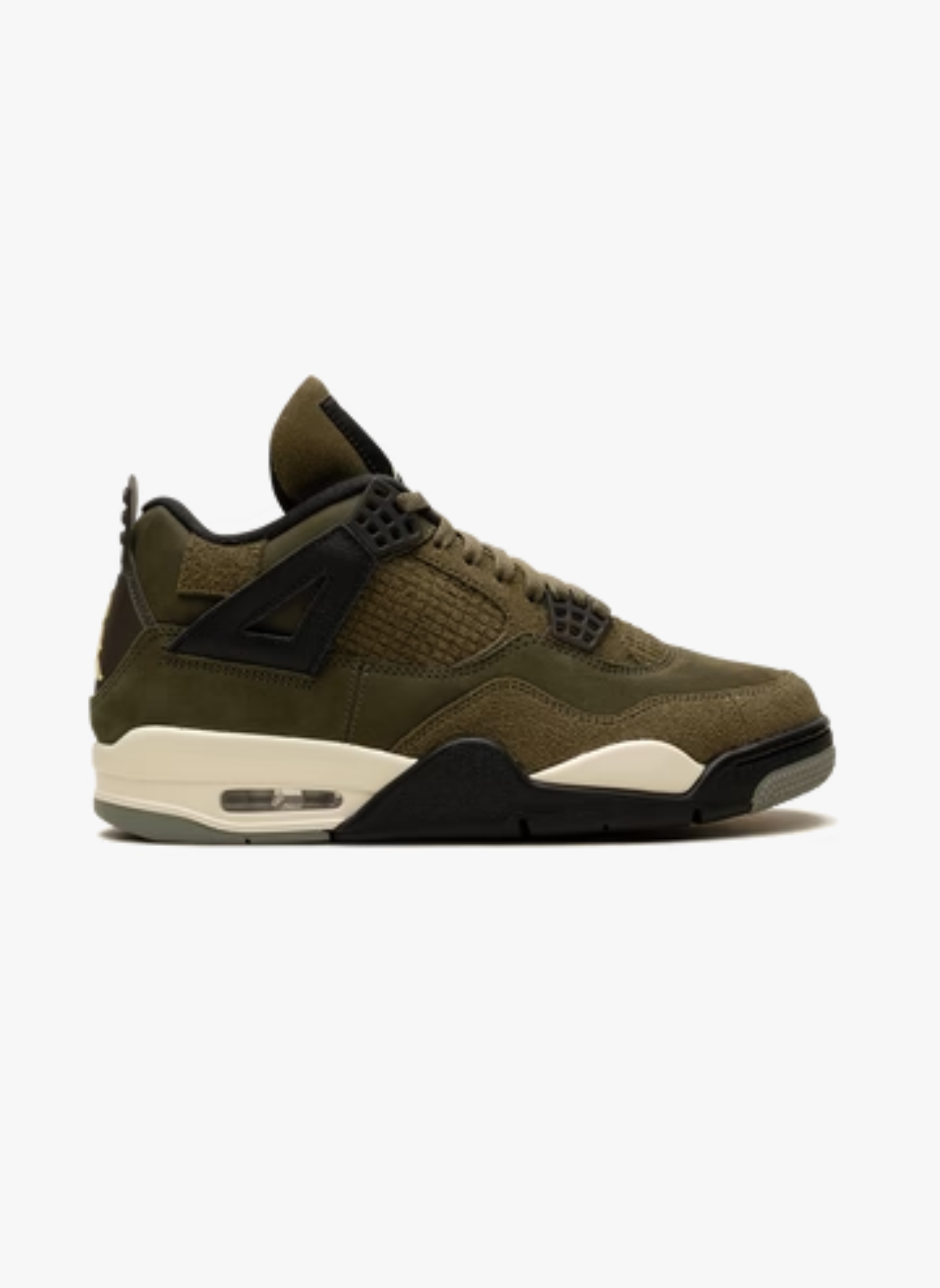 AIR JORDAN 4 - Basket basses en cuir | Vert