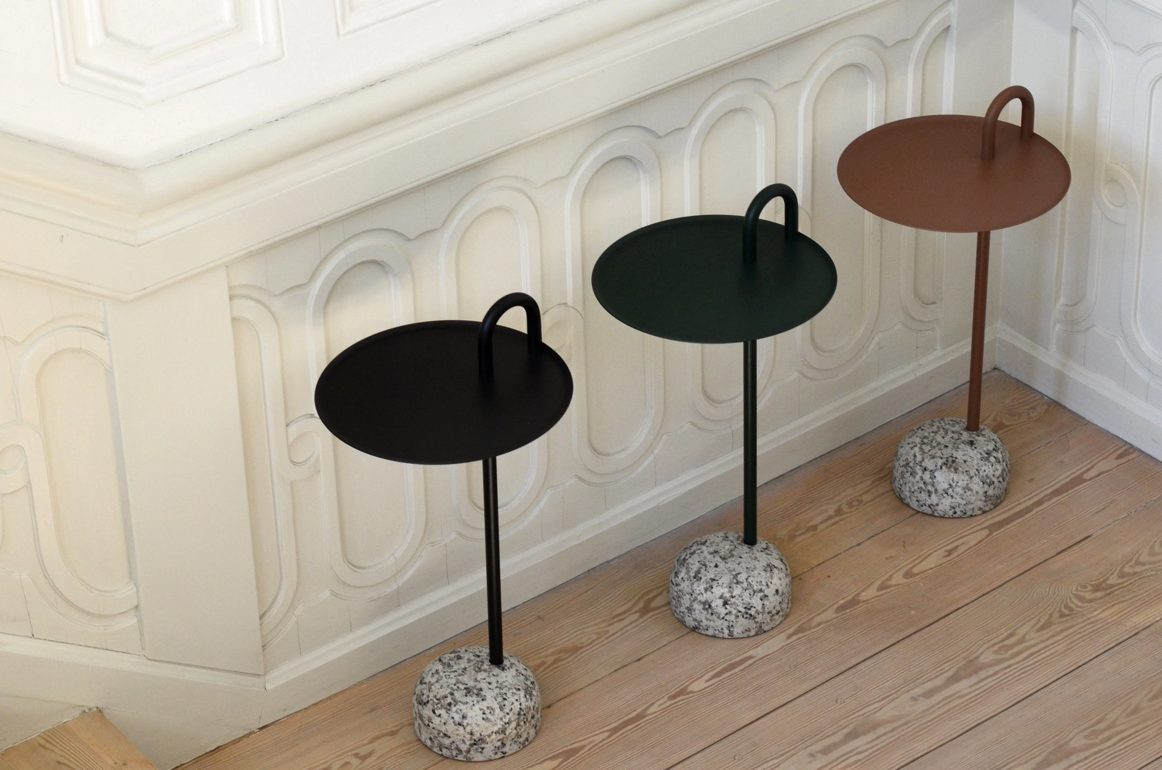 BOWLER - Table d'appoint métal | Noir