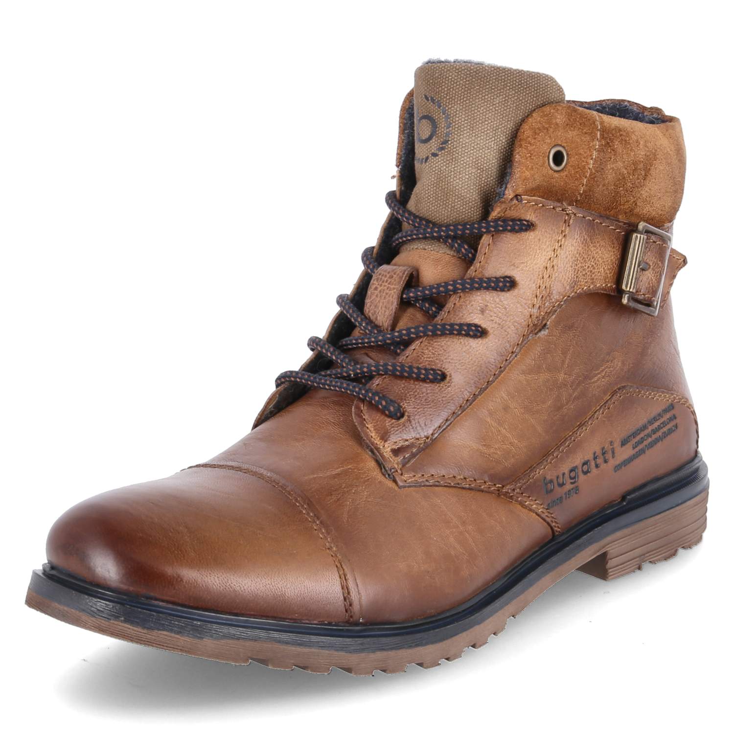 Bugatti Boots - cognac