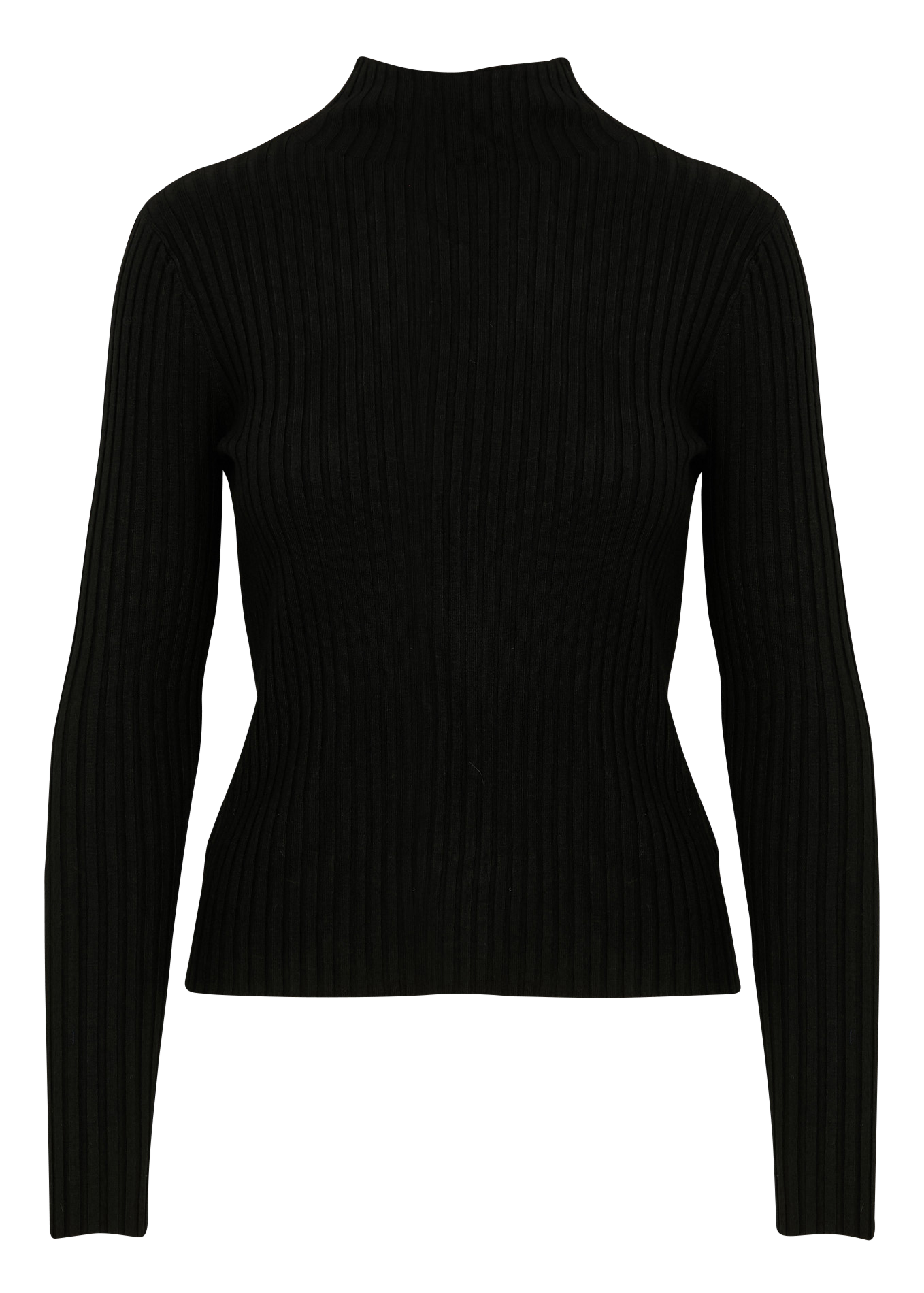 Pull col cheminé | Noir