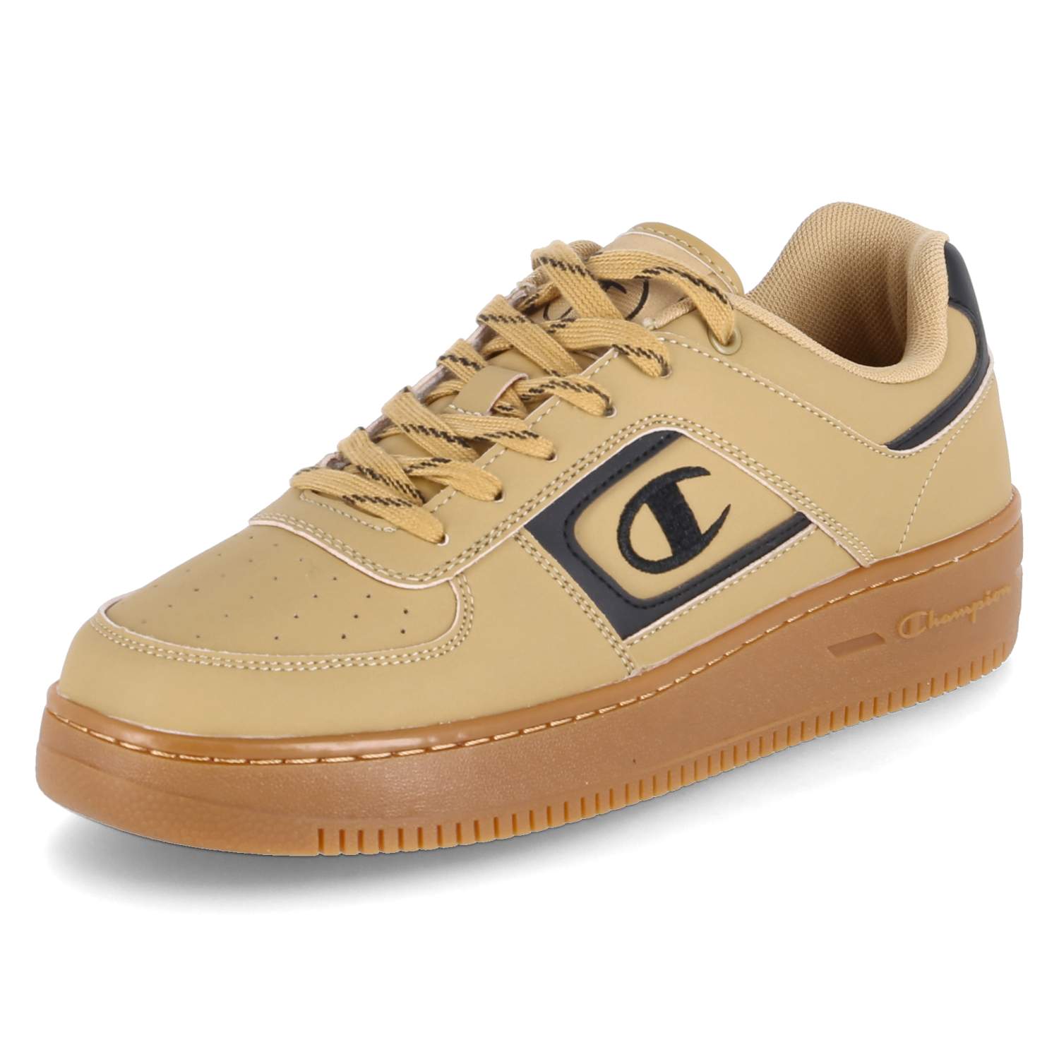 Champion Low Sneaker FOUL PLAY FW - black/dk yellow