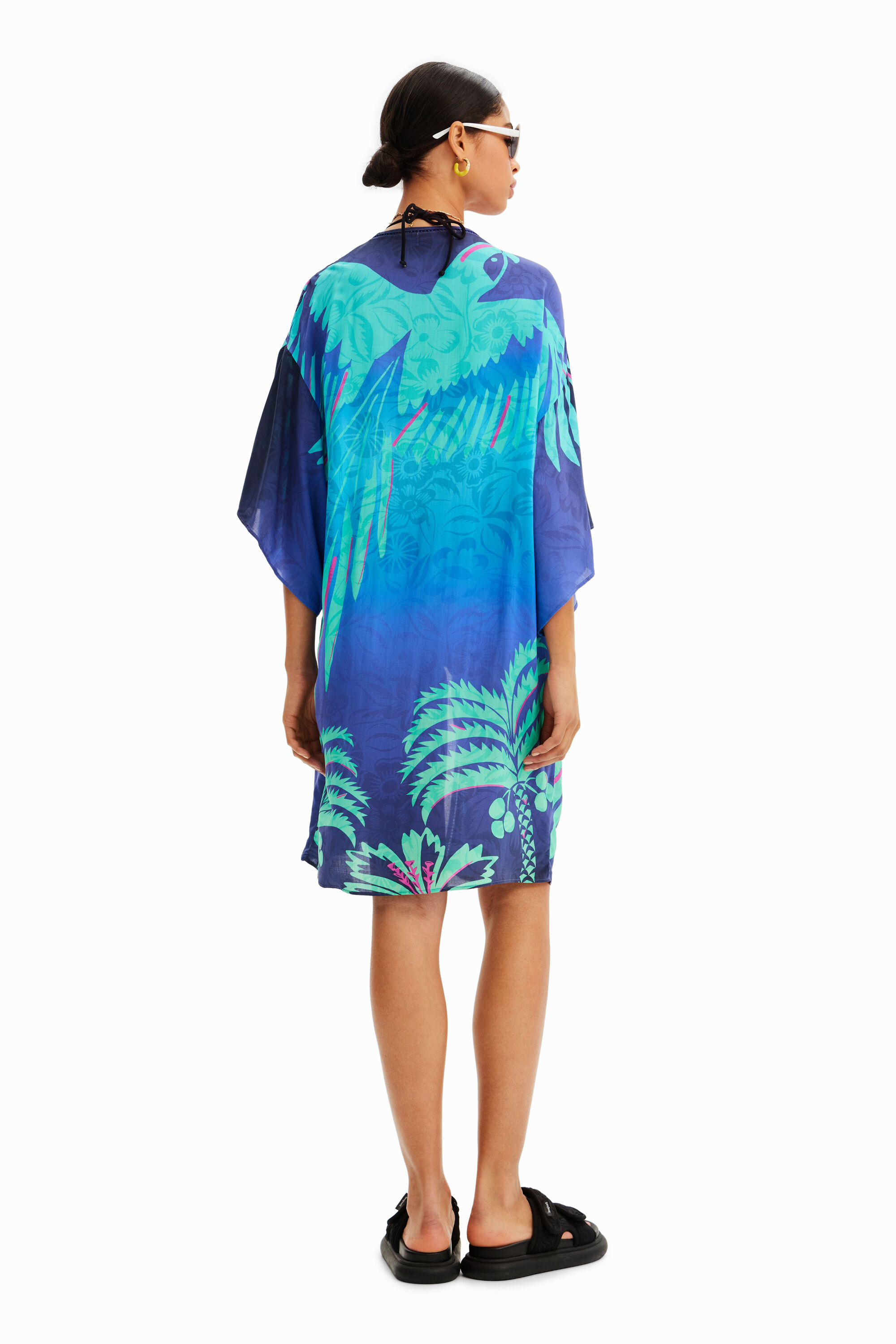 Kimono ouvert tropical