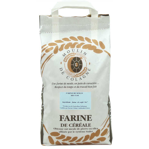 Farine de seigle T130 bise bio