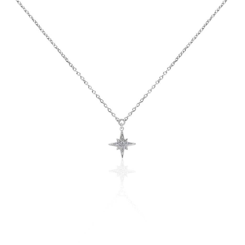 Collier Alcyone Argent Blanc