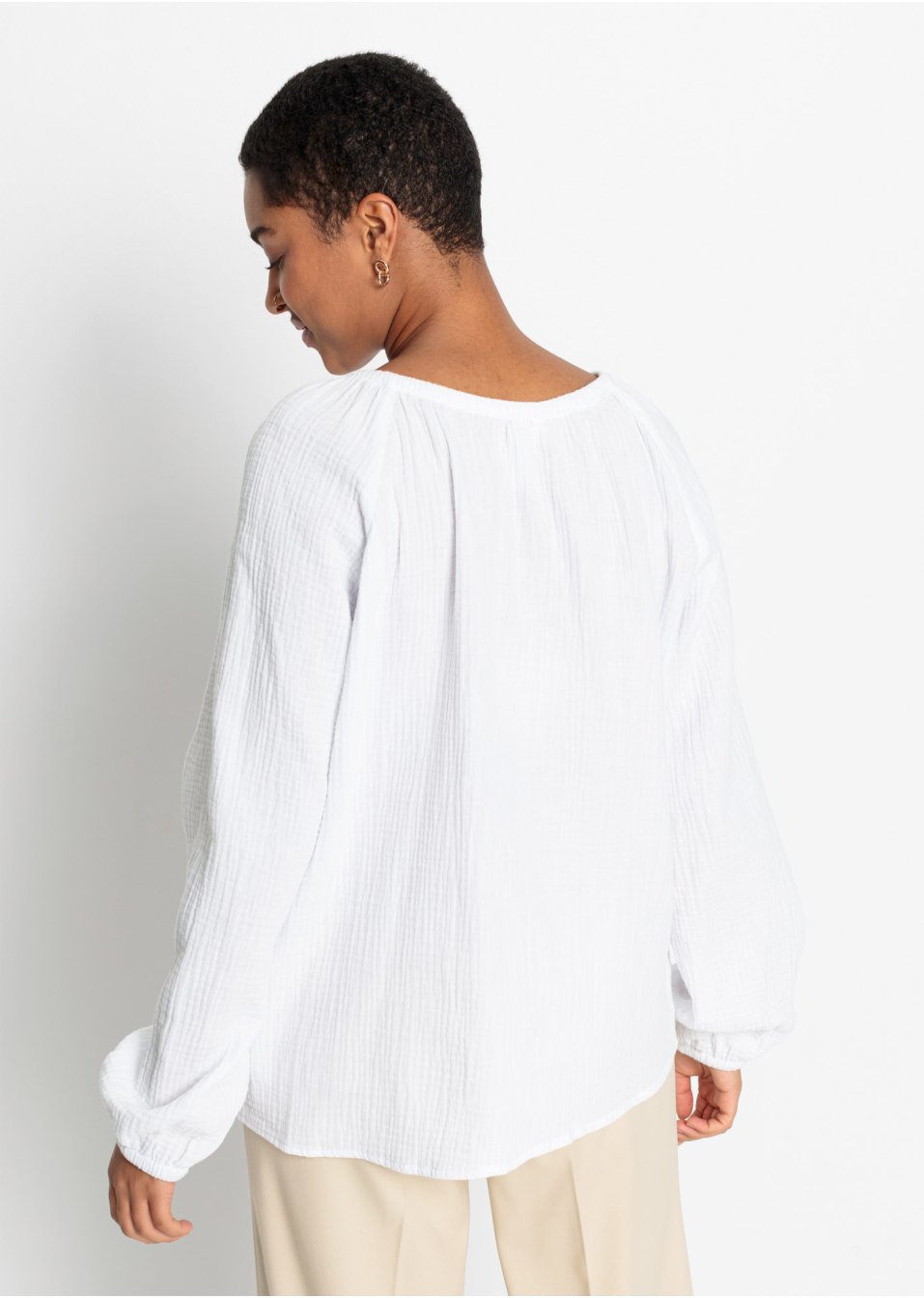 Blouse en mousseline