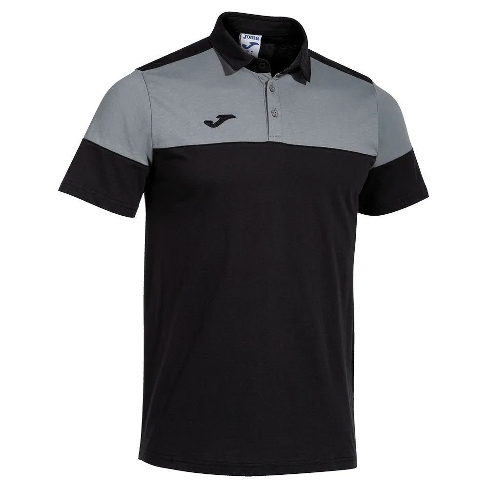 Joma Crew V kurzarm-poloshirt
