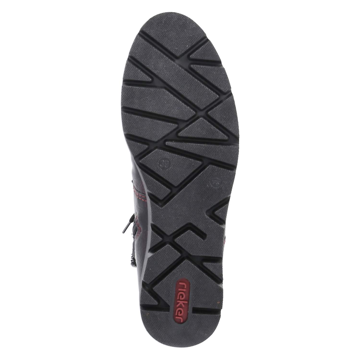 Rieker Schnürstiefeletten - rot