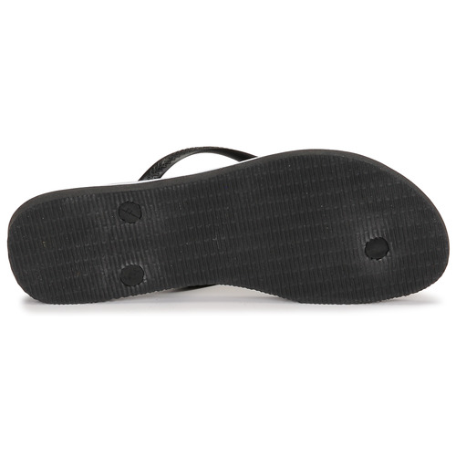 Havaianas - SLIM FLORAL BASIC - Noir / Bleu / Rose