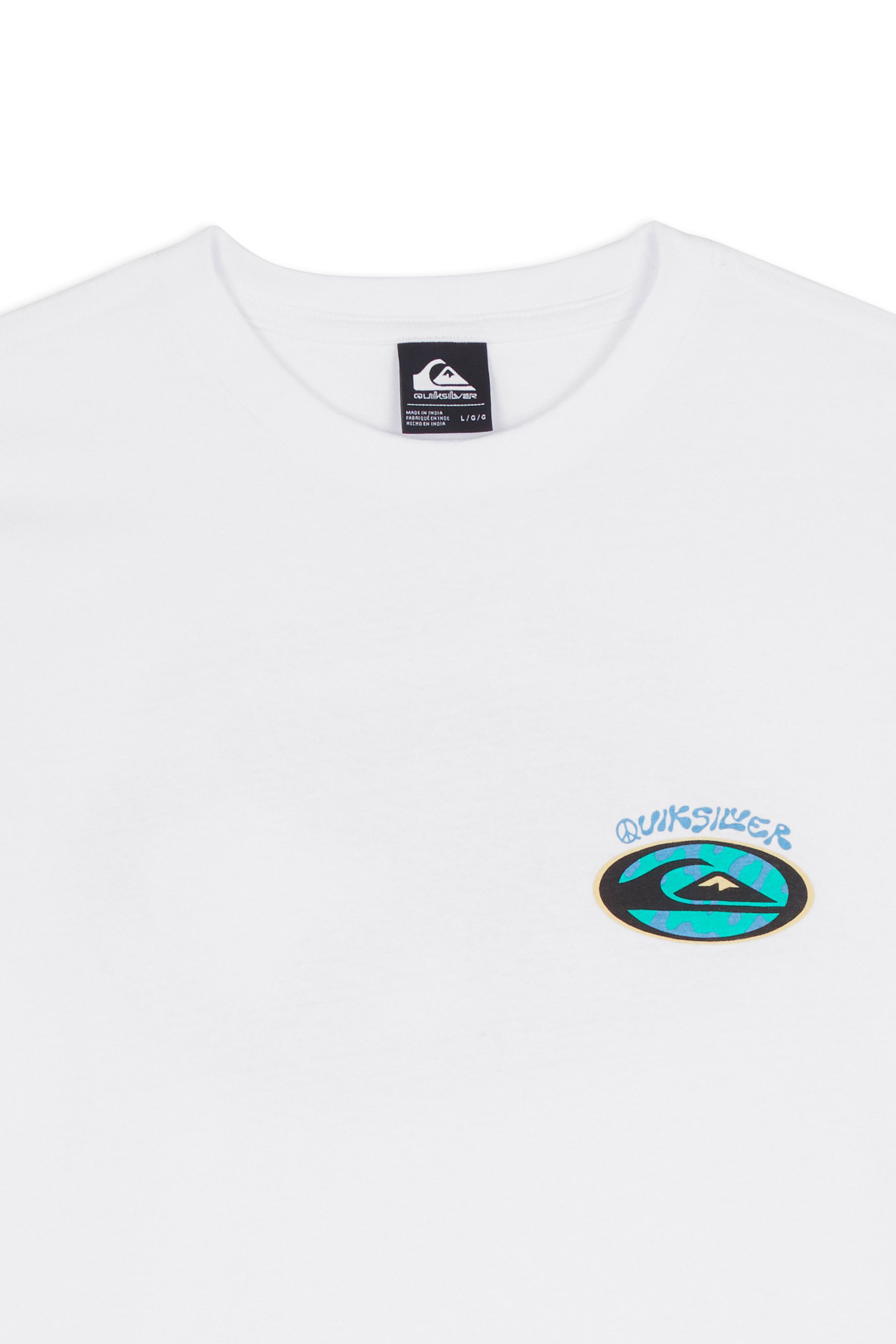 QUIKSILVER T-shirt STAY PEACEFUL Blanc