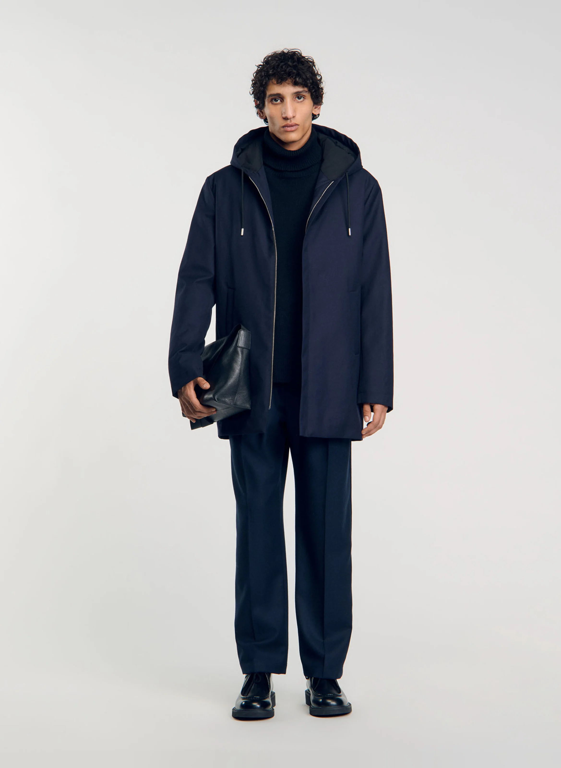 Parka à capuche | Bleu