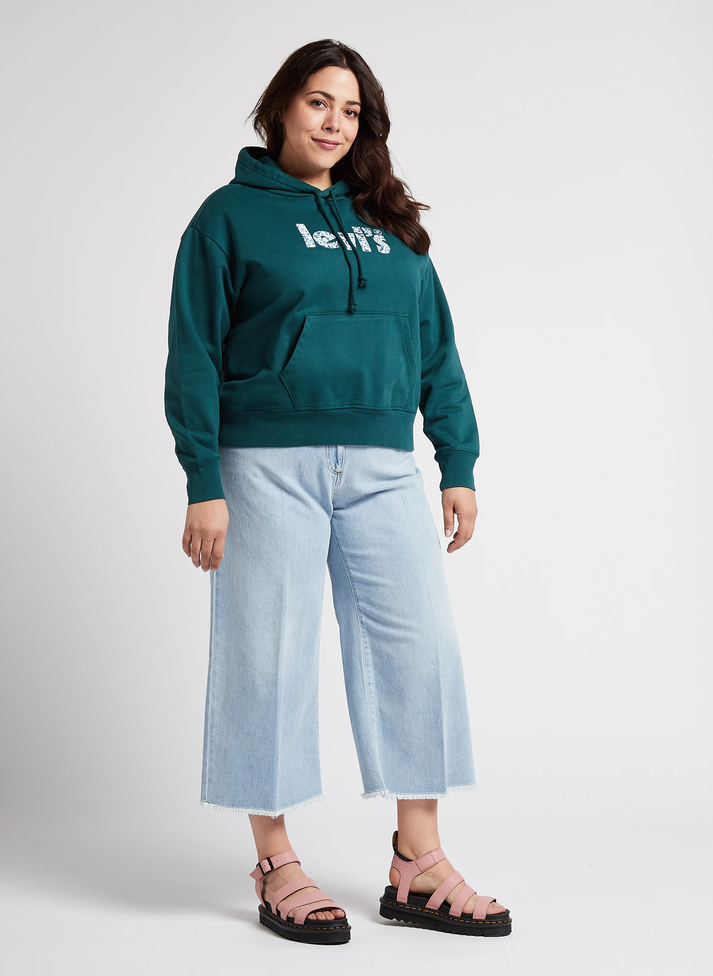 PL GRAPHIC STNDRD HOODIE - Sweat à capuche sérigraphié en coton mélangé| Vert