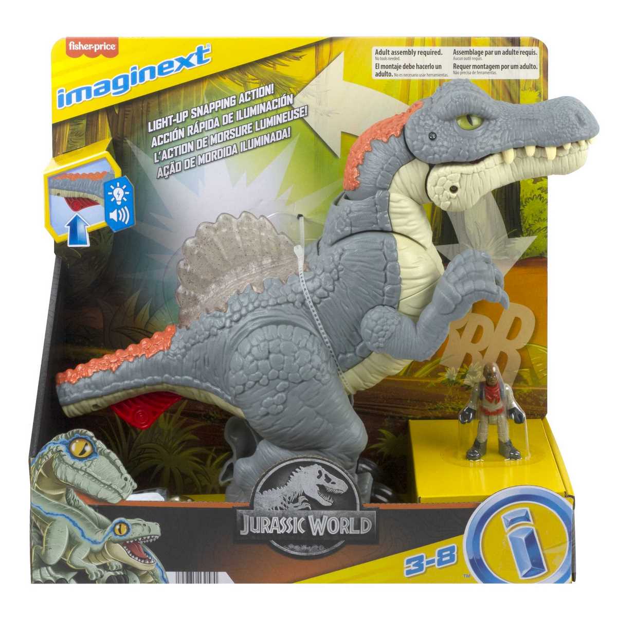 Coffret Spinosaurus Mega mouvement - Imaginext