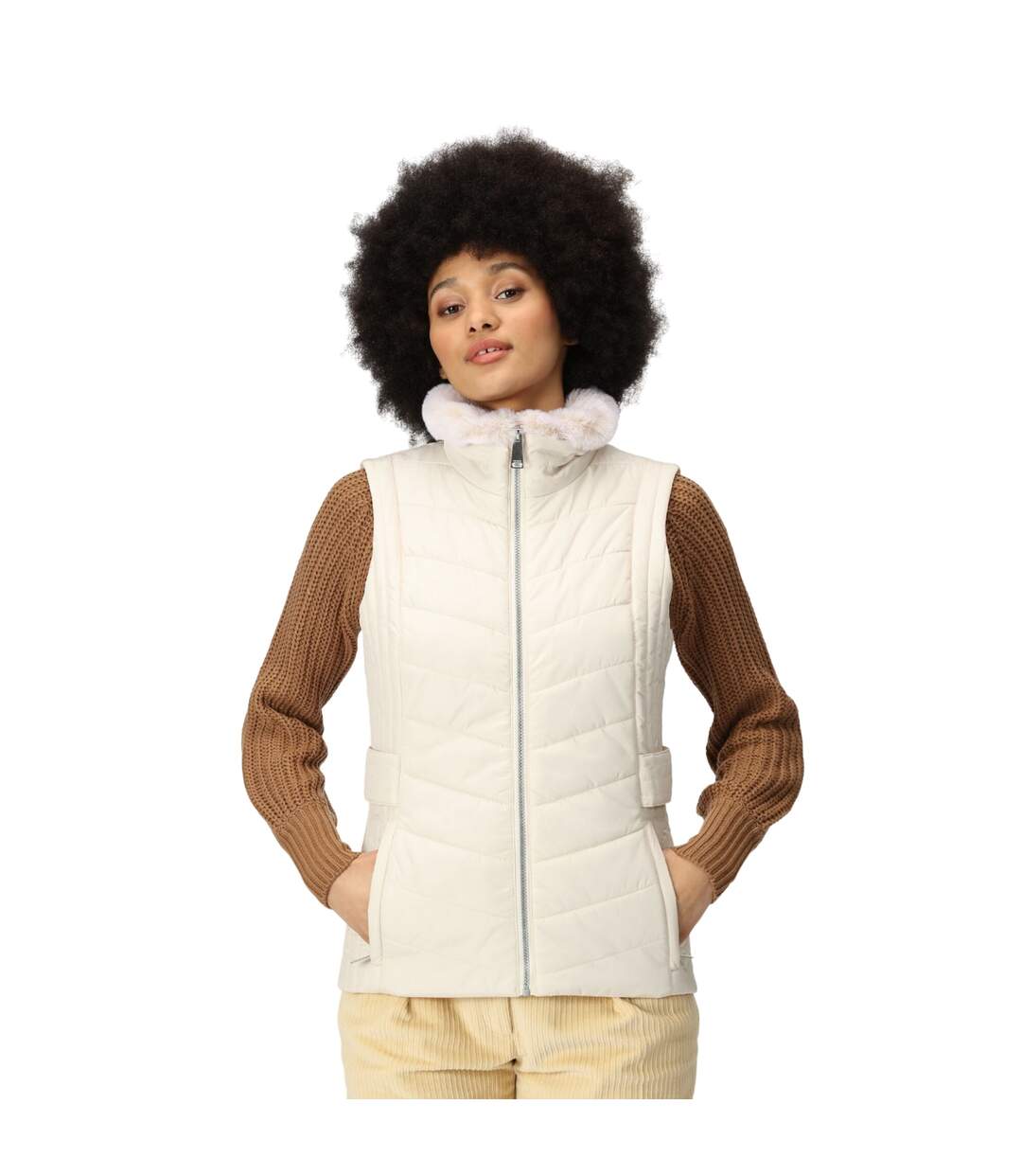 Regatta - Veste sans manches WILDROSE - Femme (Beige clair) - UTRG9061
