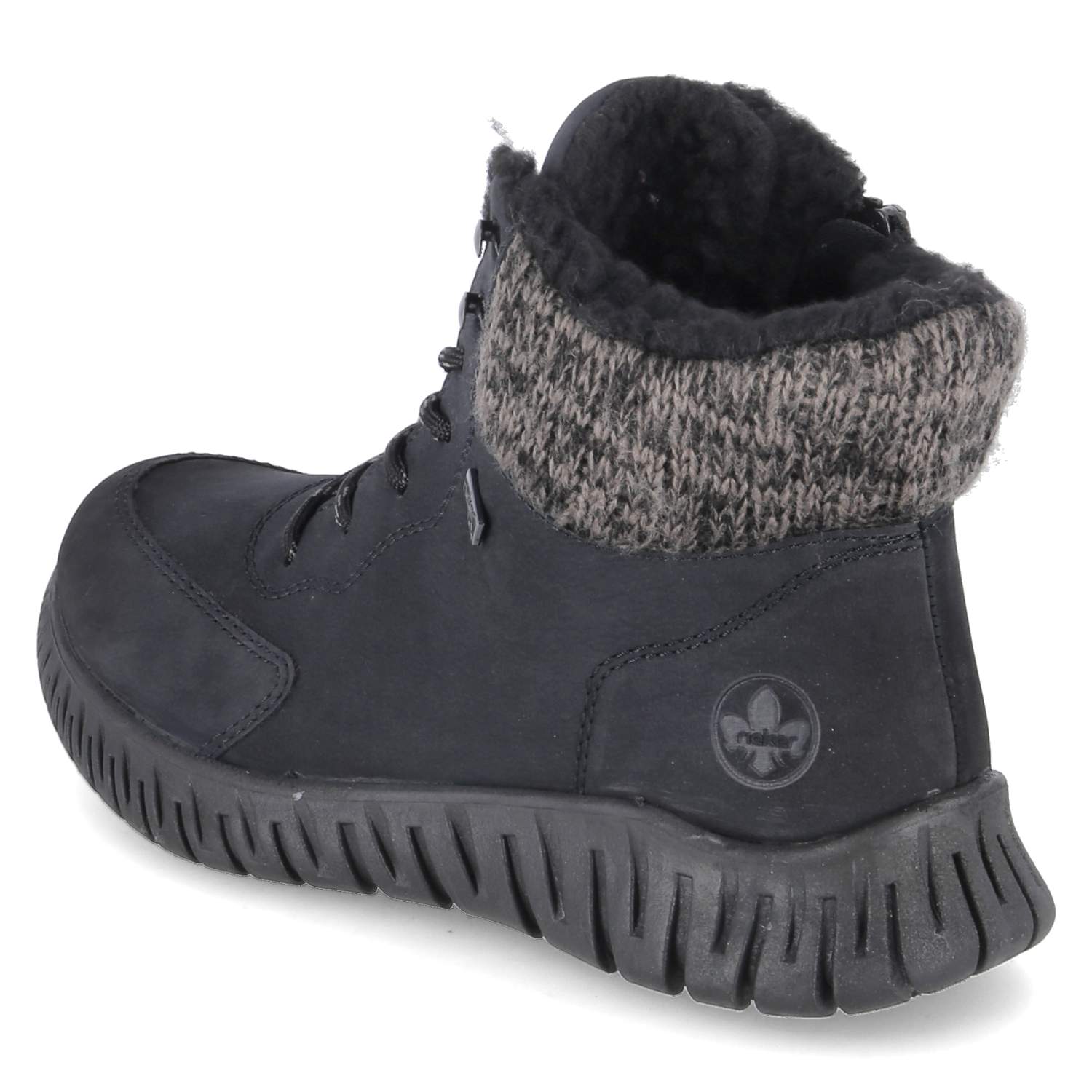 Rieker Winterstiefeletten  - pazifik/anthrazit