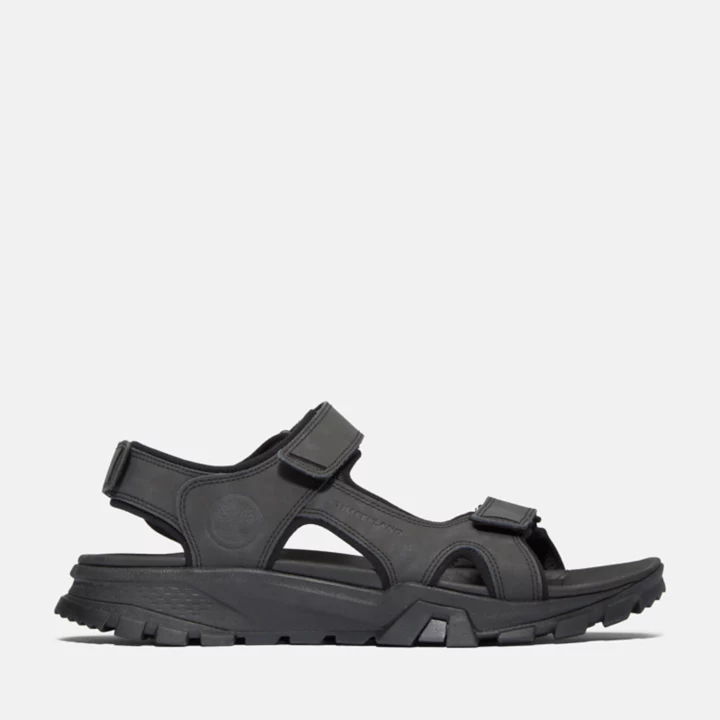 Sandale à double bride Lincoln Peak pour homme en noir