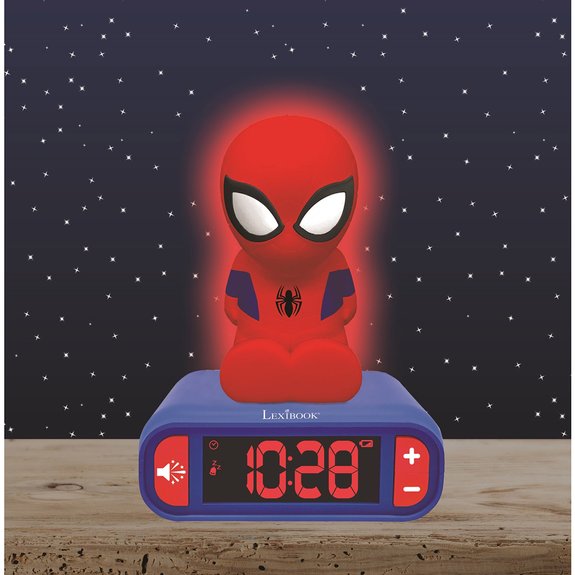 Réveil-Veilleuse 3D Spider-Man