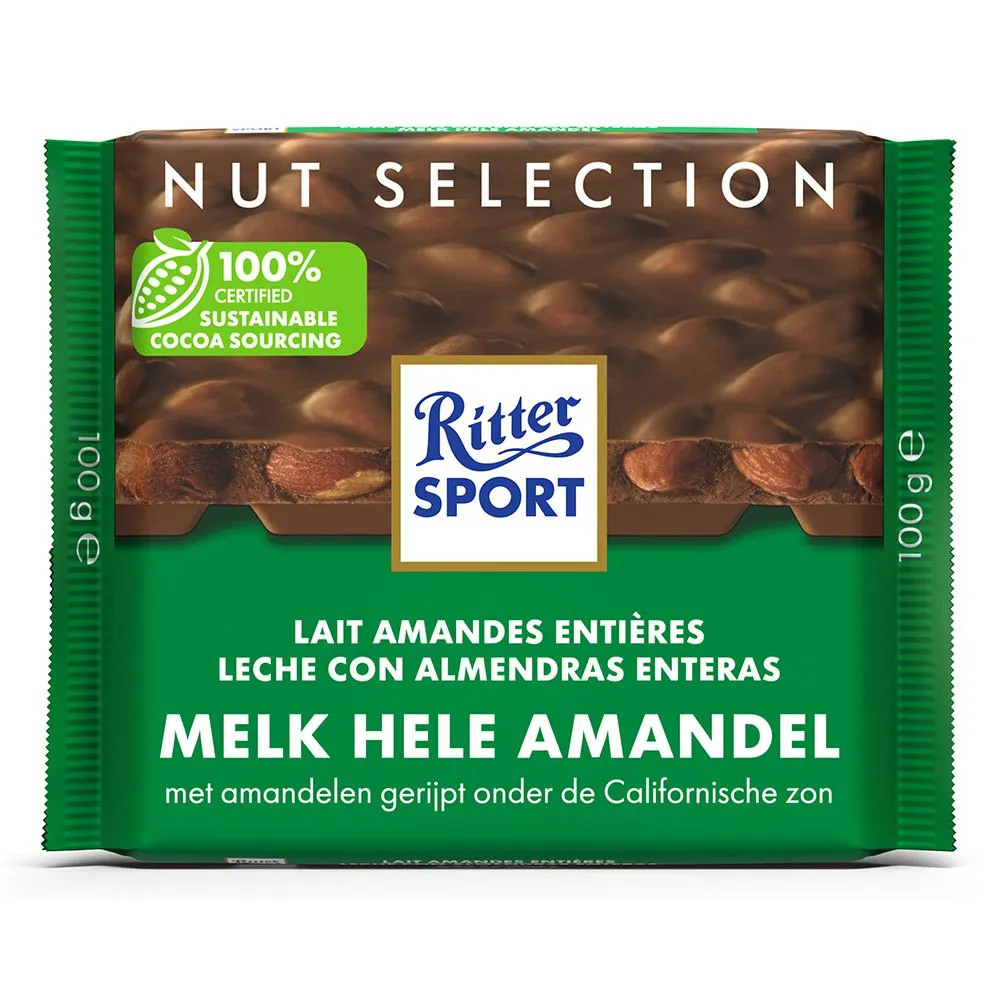 Ritter sport Nut Selection Whole Almonds 100g Energieriegel