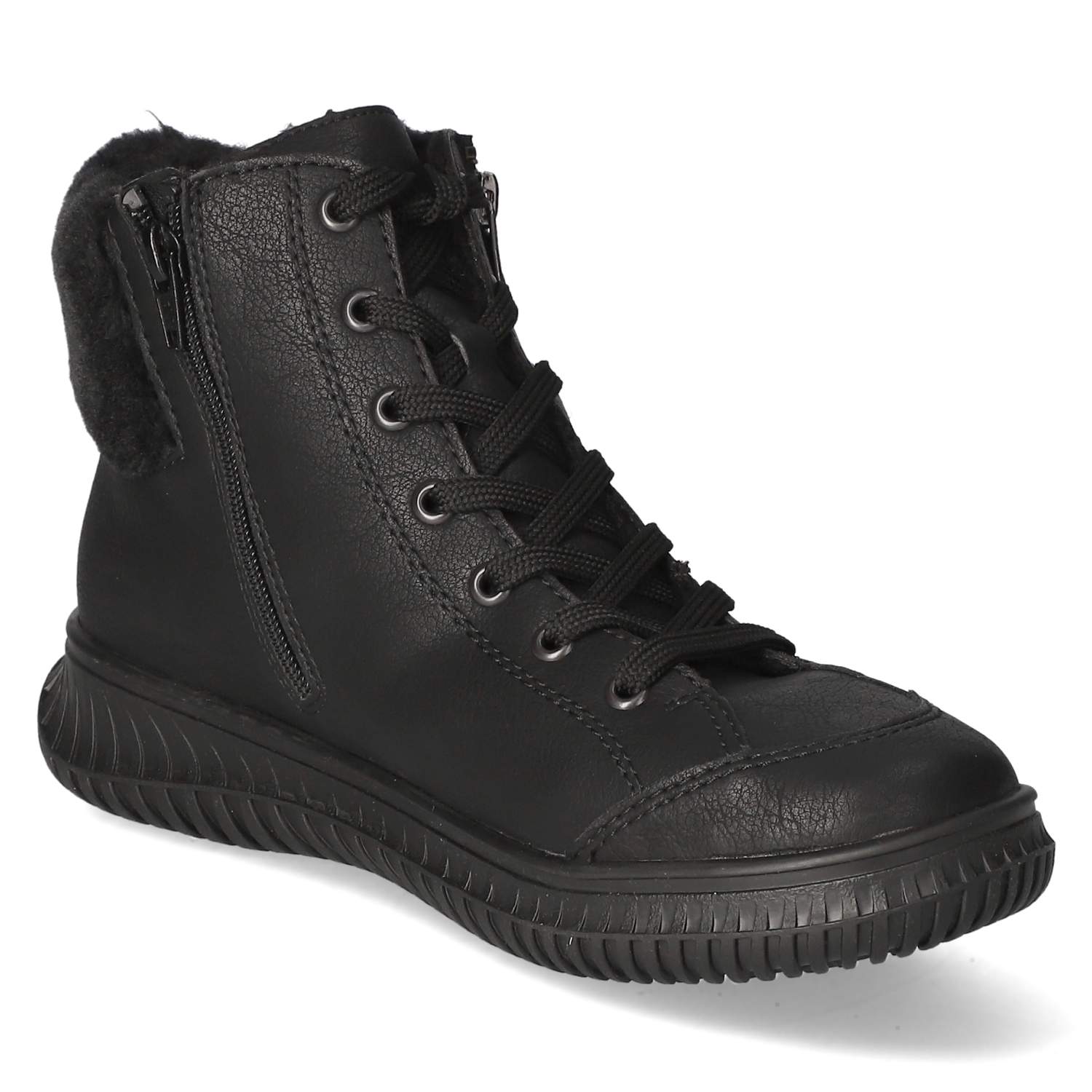 Rieker Schnürstiefeletten - schwarz