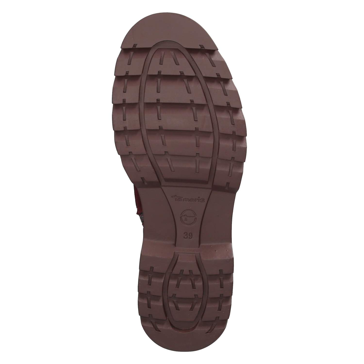Tamaris Schnürstiefeletten - merlot