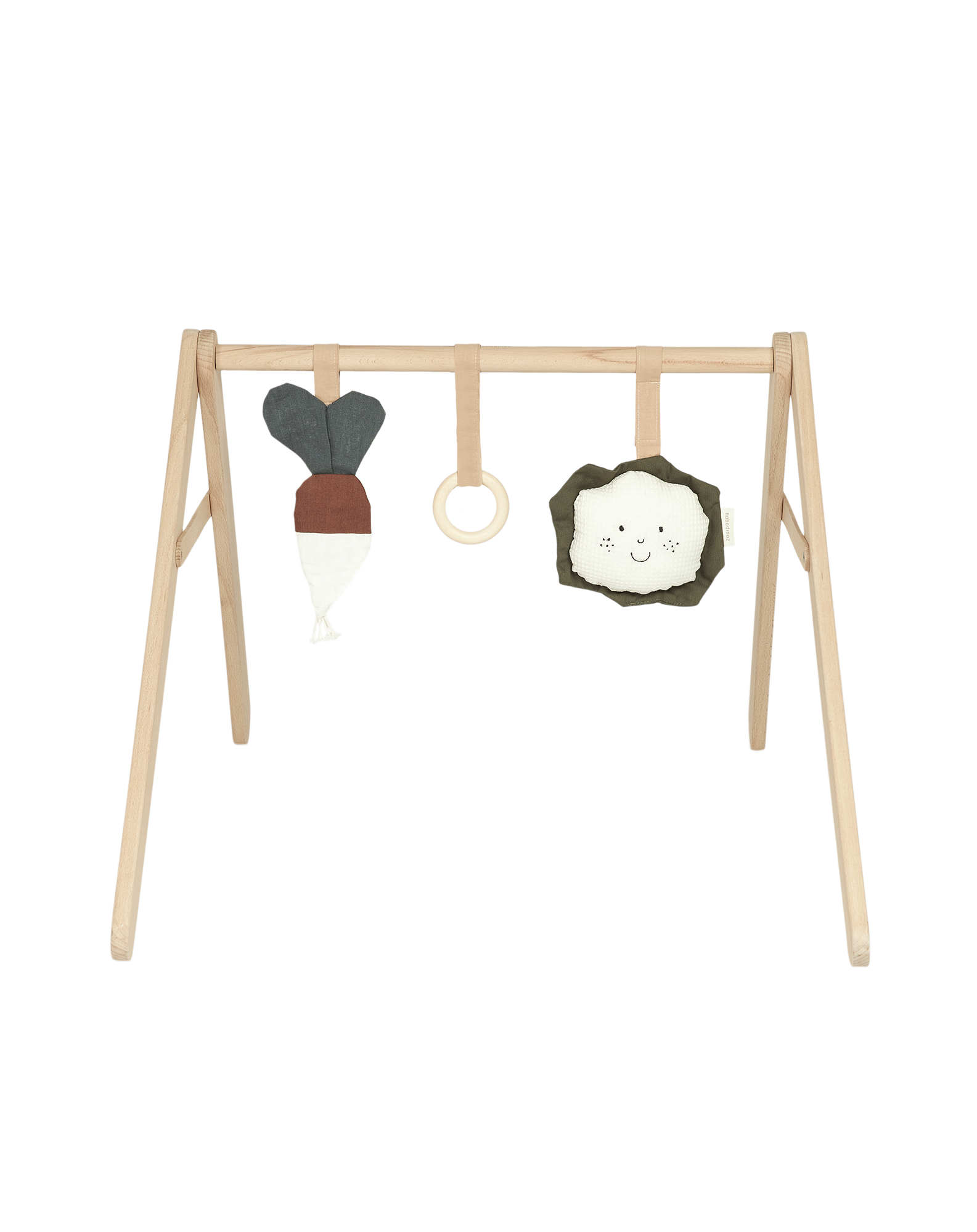 Arche d'éveil en bois et ses jouets playground | Vert
