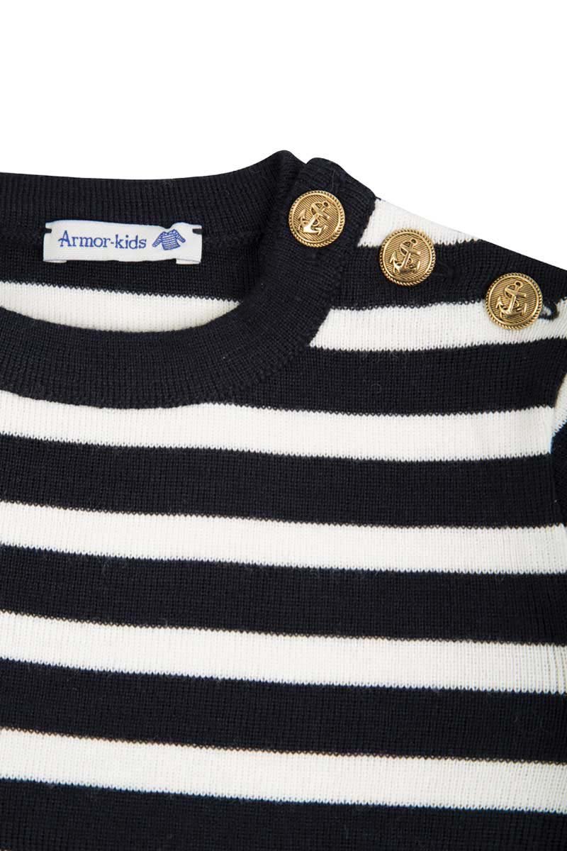 Pull Marin rayé 
