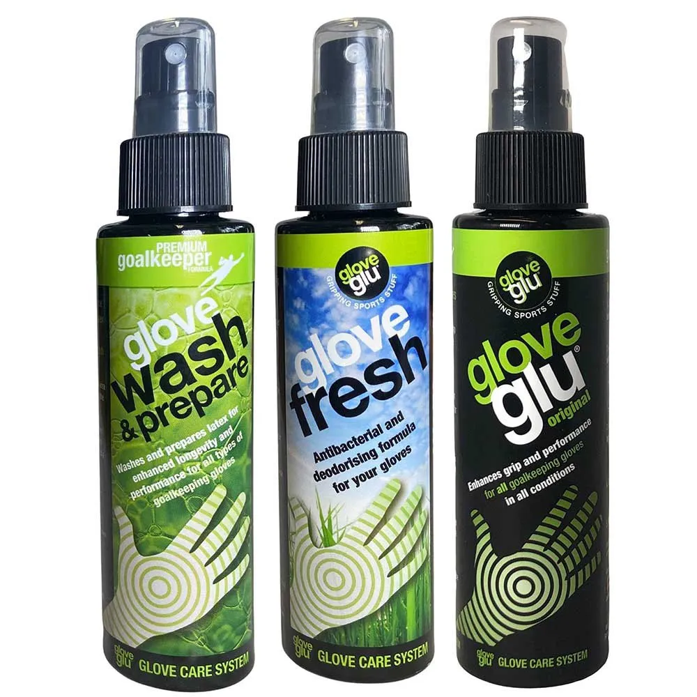 Glove glu System x Wartung und Pflege für Torwarthandschuh-Set 120ml 3 einheiten