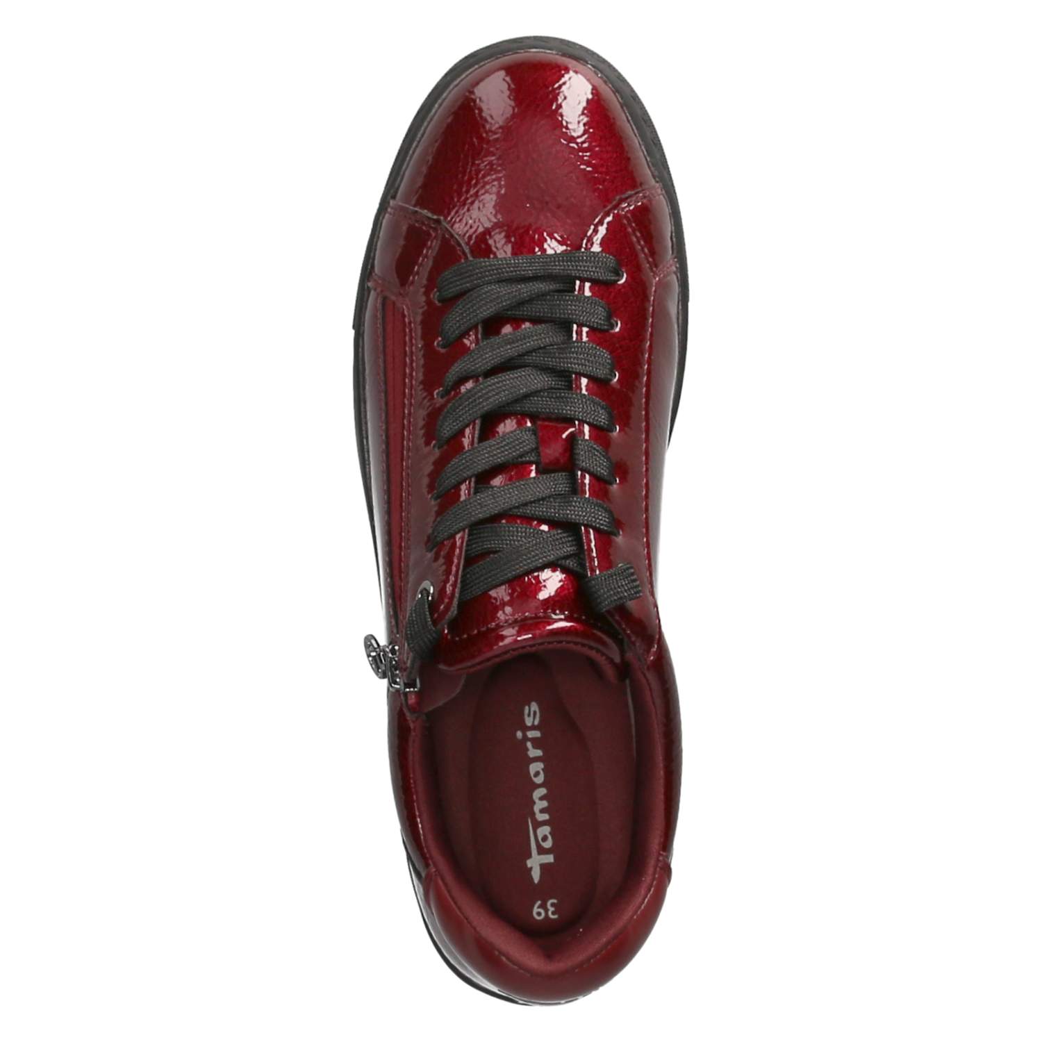 Tamaris Low Sneaker - bordeaux pat.