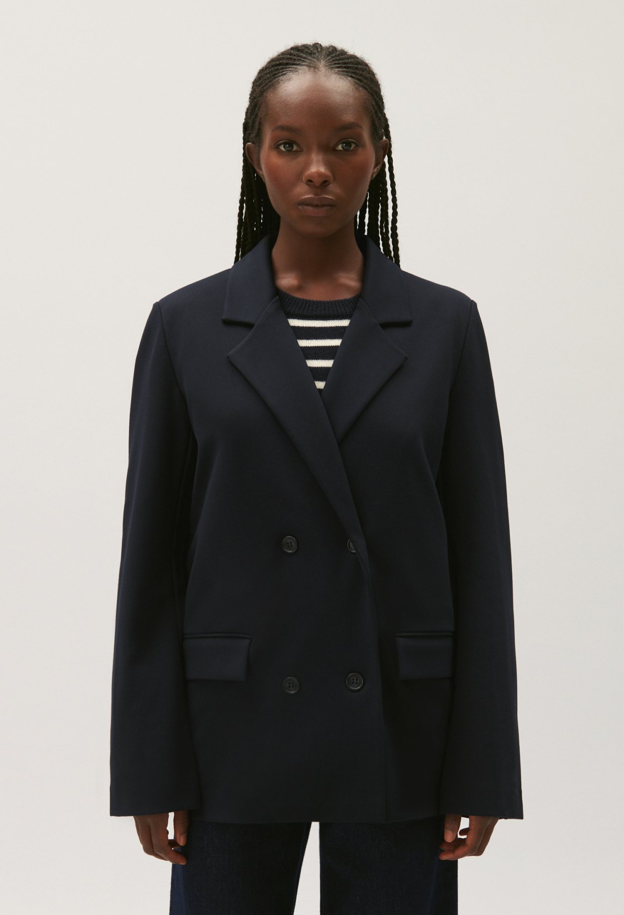 Veste tailleur bleu marine