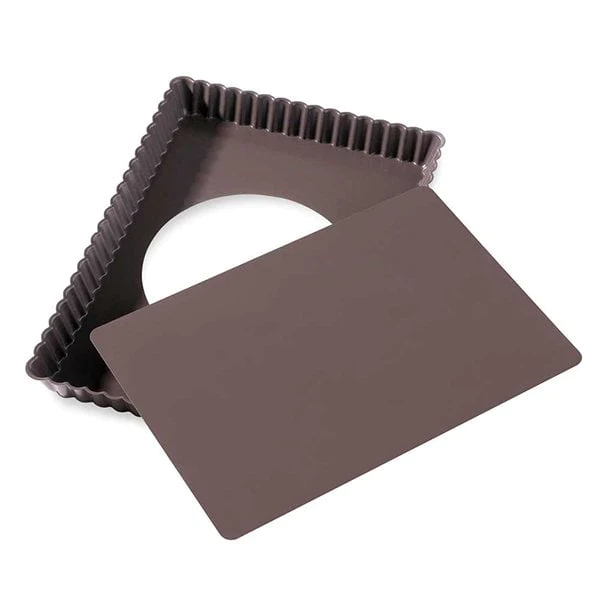 Lot Moule à Tarte Amovible rectangle 30 cm + Billes en céramique 600 g