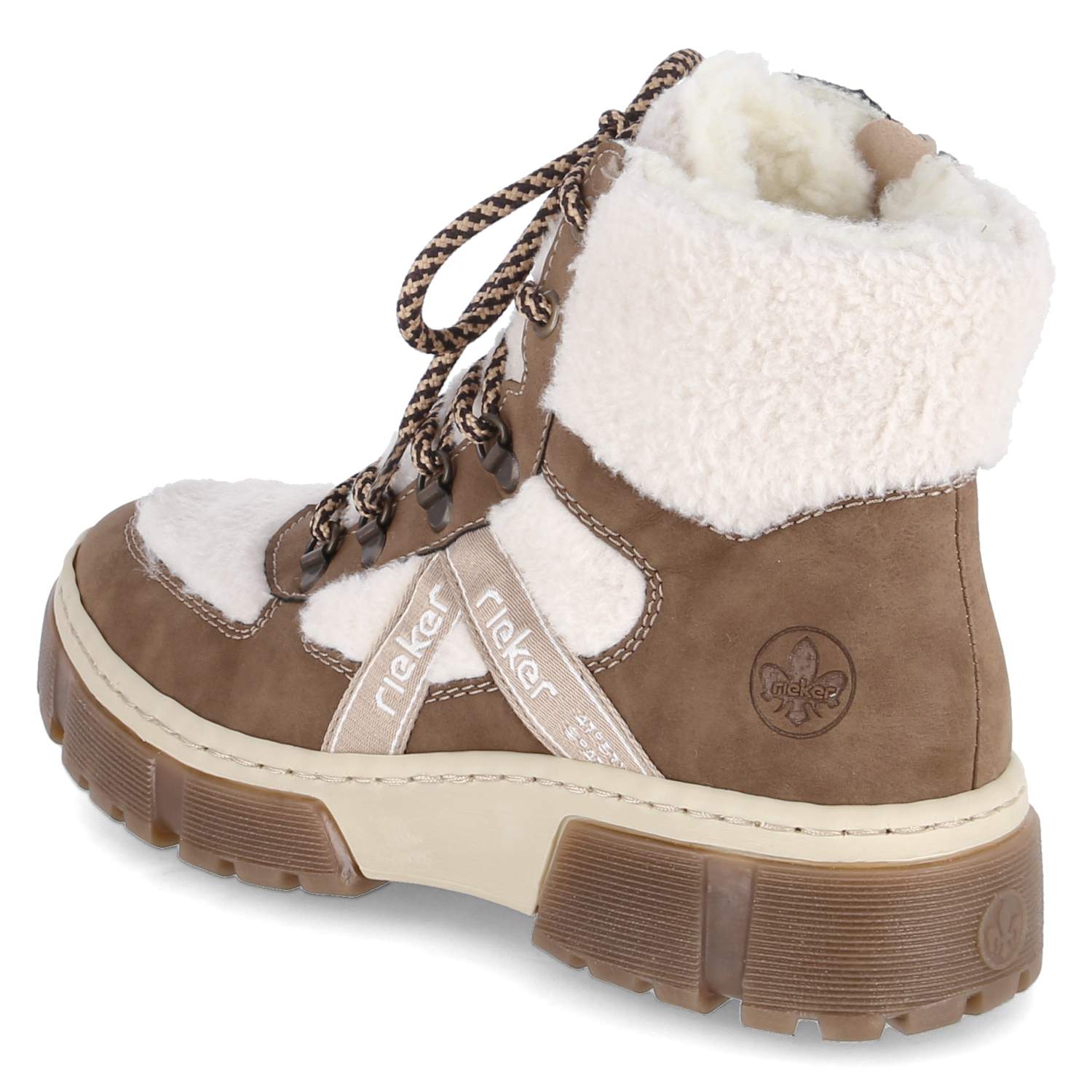 Rieker Winterstiefeletten - beige kombi