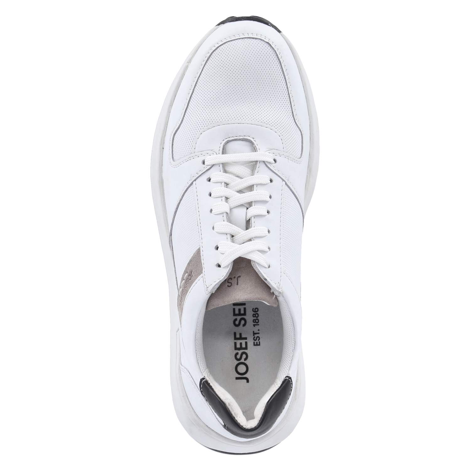 Josef Seibel Halbschuhe CAMERON - weiss-schwarz