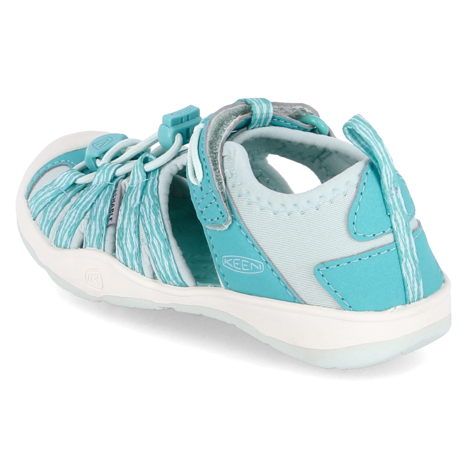 Keen Keen Mädchen Outdoorsandalen MOXIE SANDAL Türkis Textil-Synthetik-Mix - waterfall/blue glass