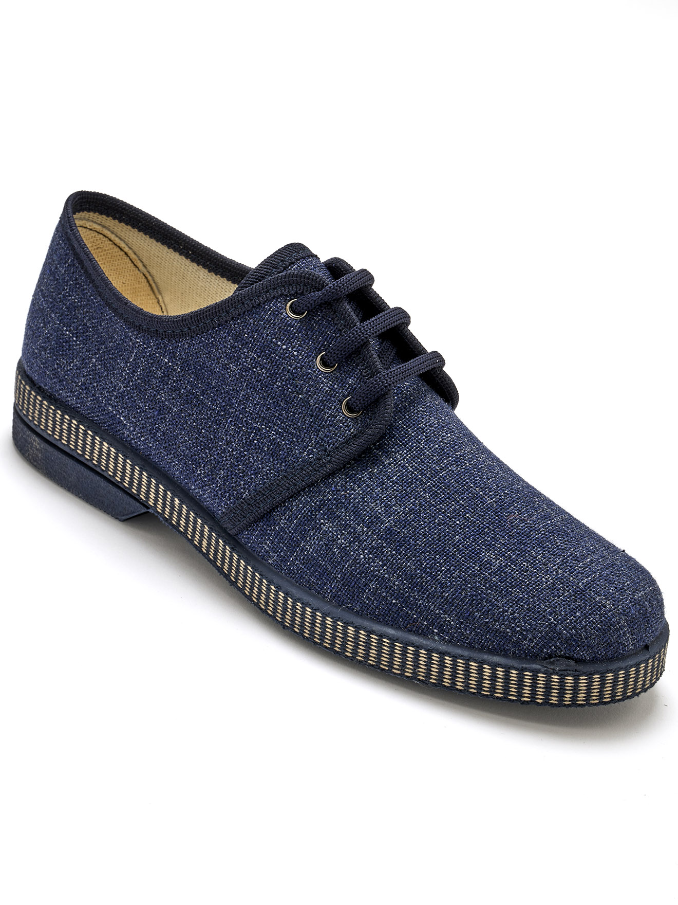 Derbies textile intérieur éponge