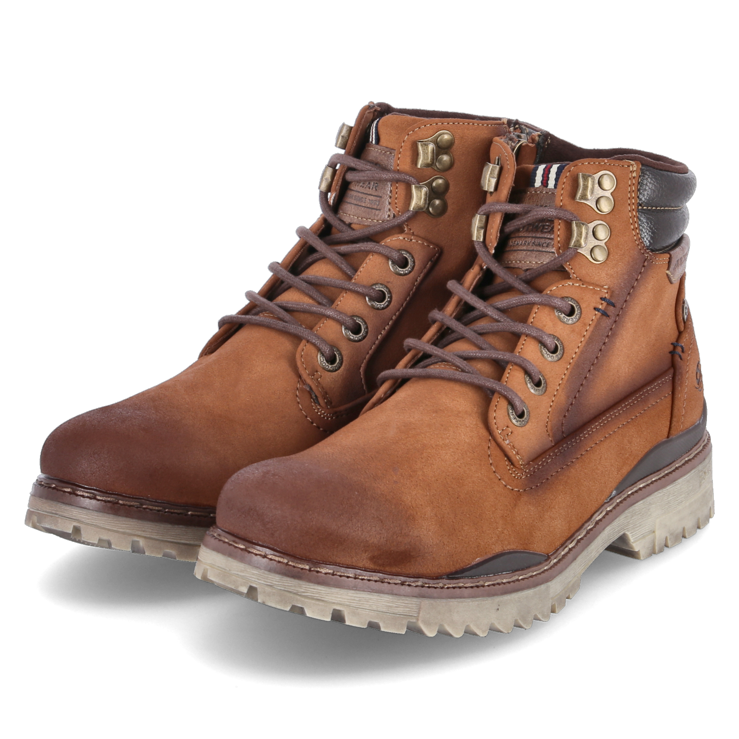 Dockers Schnürboots  - cognac