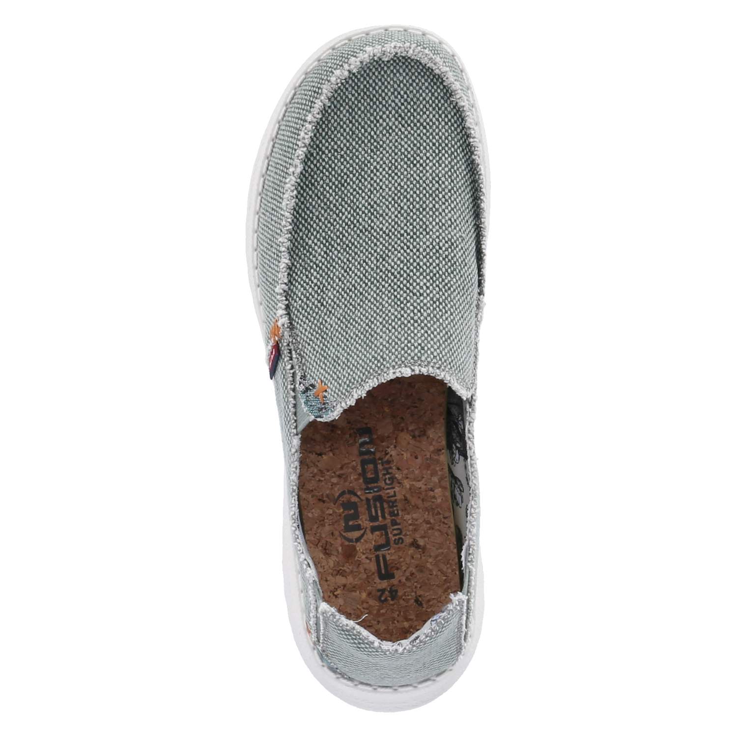 Fusion Mokassins JOHN - blk washed canvas