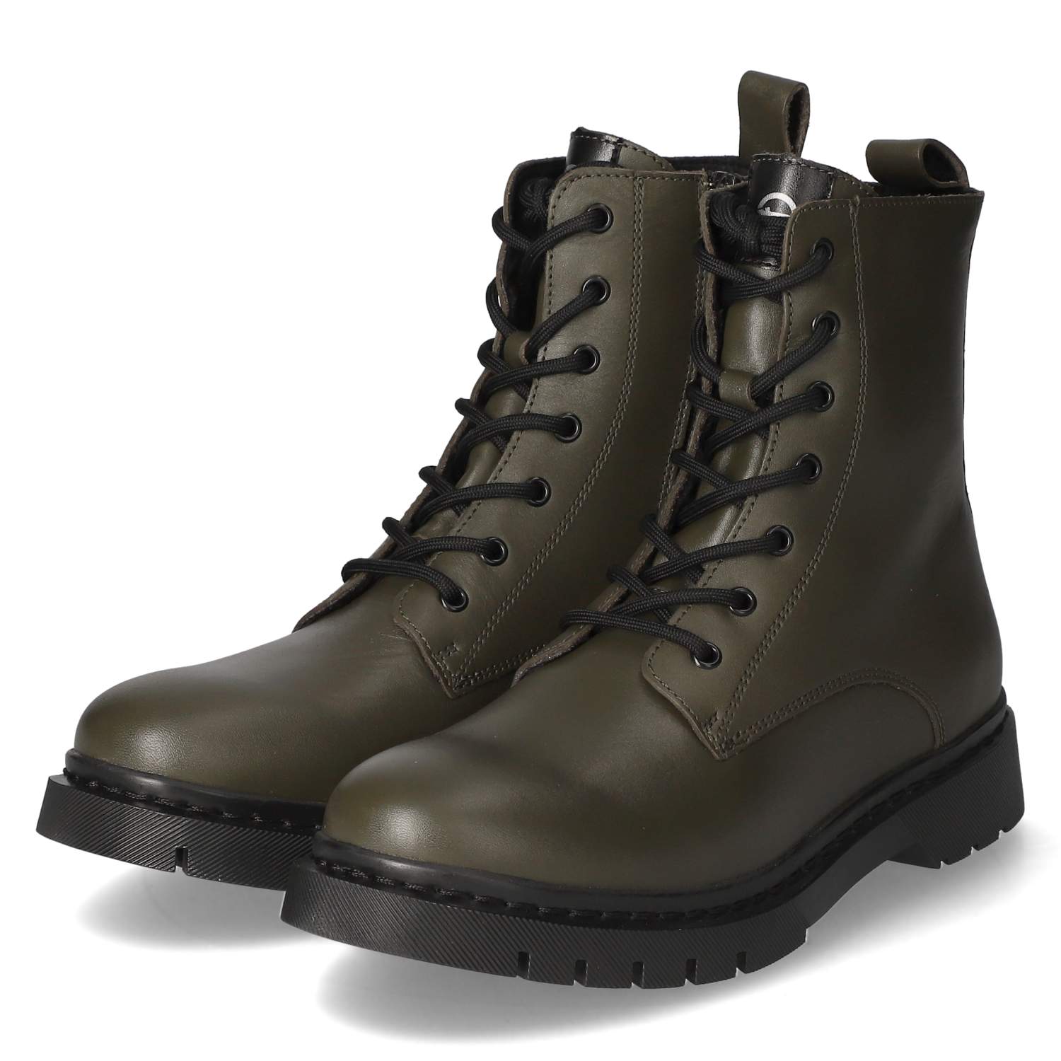 Tamaris Schnürstiefeletten - olive
