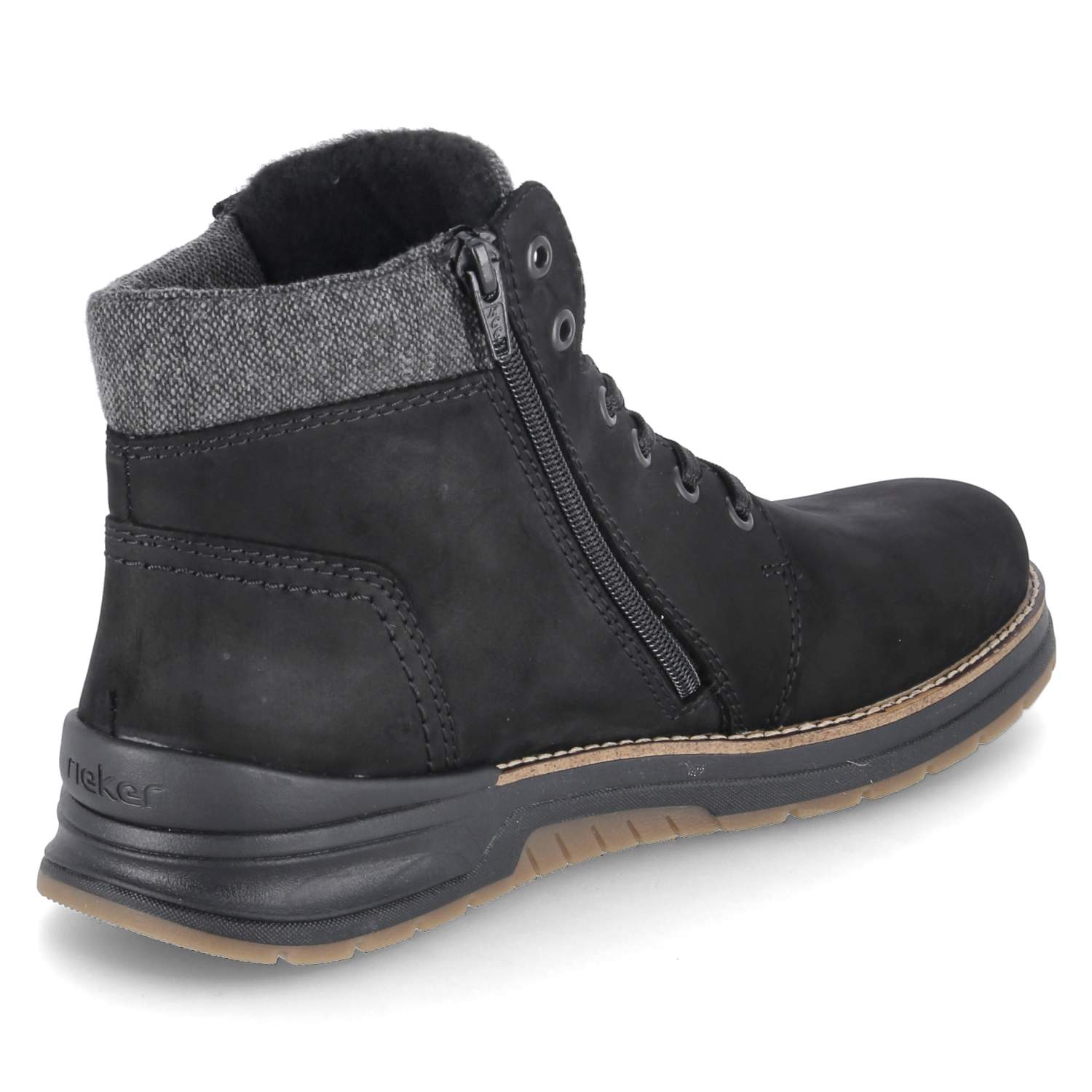 Rieker Schnürstiefeletten  - schwarz