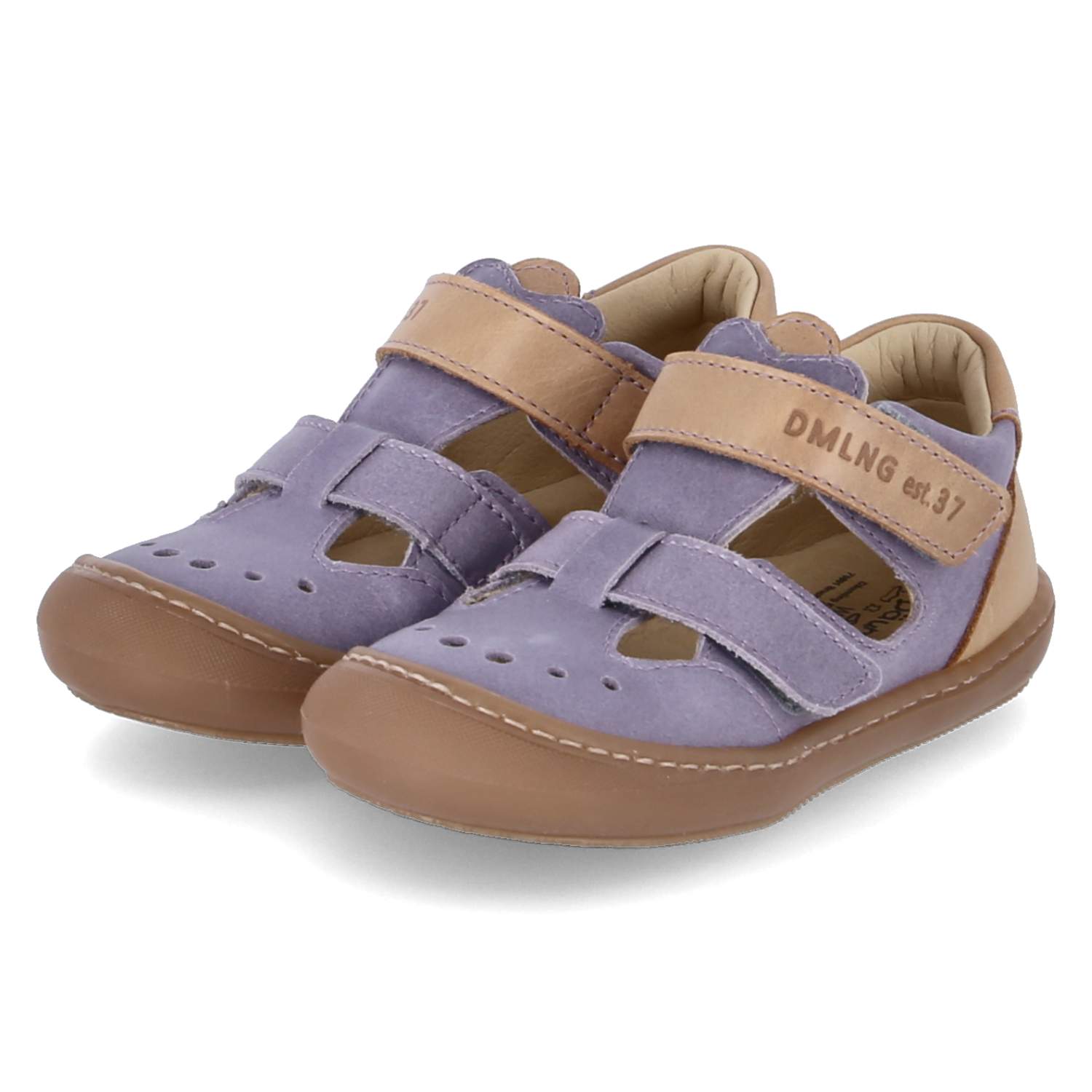 Däumling Klettschuhe SVEN - celeste violetto