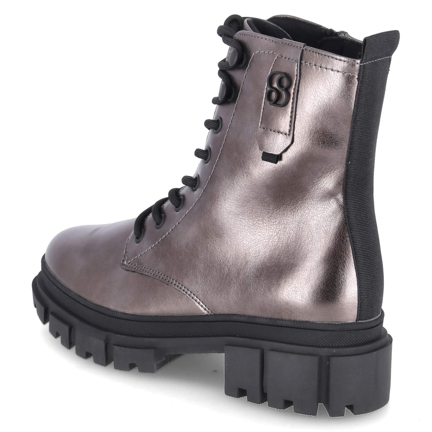 s.Oliver Schnürstiefeletten - pewter