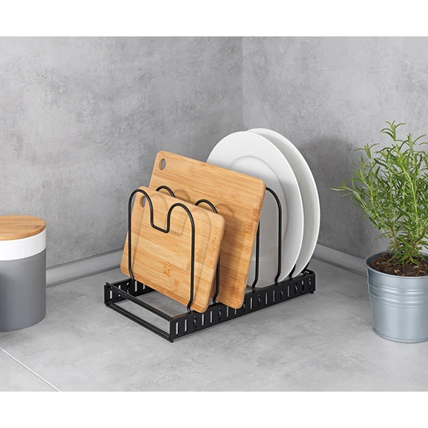 Rangement extensible pour couvercles et Poêles en inox Wenko by Maxime