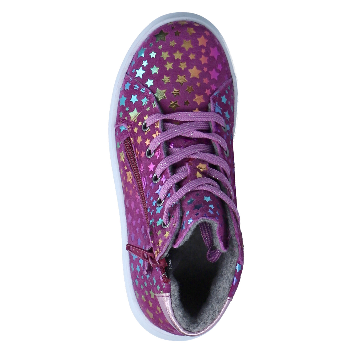 Richter Schnürstiefeletten - magenta/candy