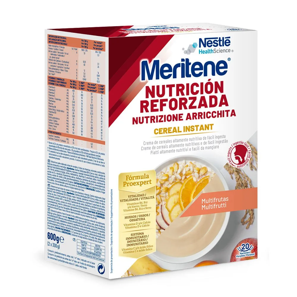 Meritene Cereal Instant 600 gr Instant-Püree Multifrucht