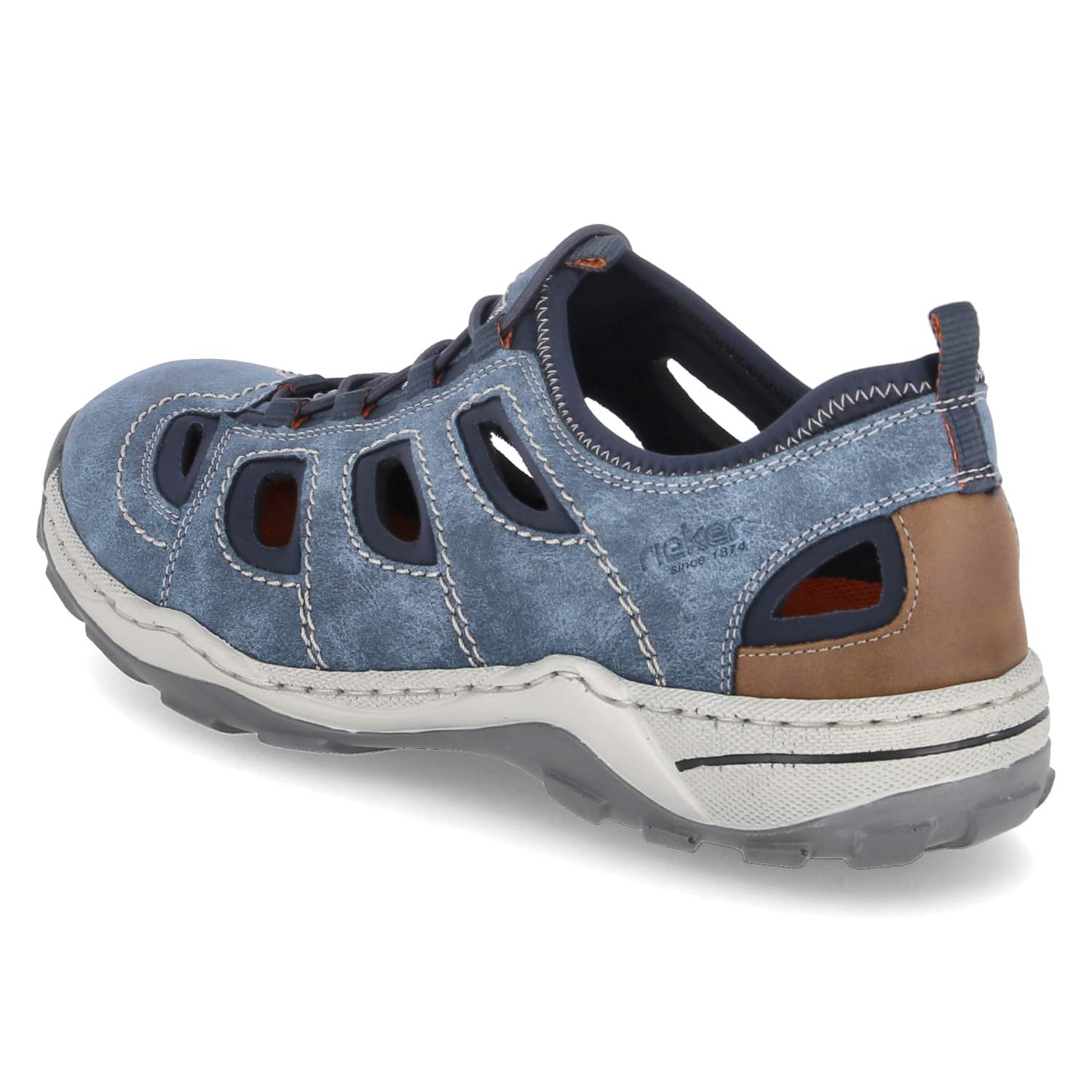 Rieker Slipper - blau