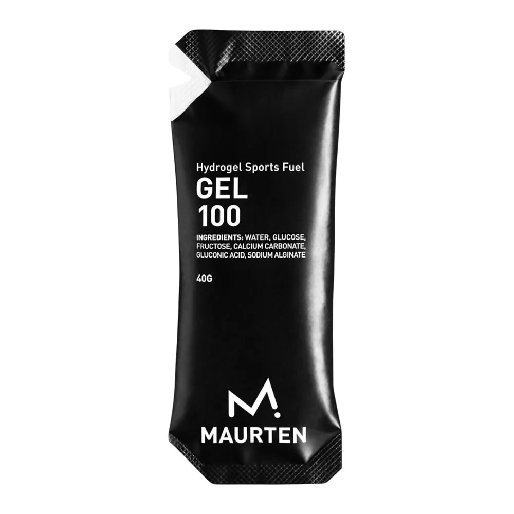 Maurten Gel 100 Schachtel mit Energiegelen Neutraler Geschmack 40g 12 einheiten