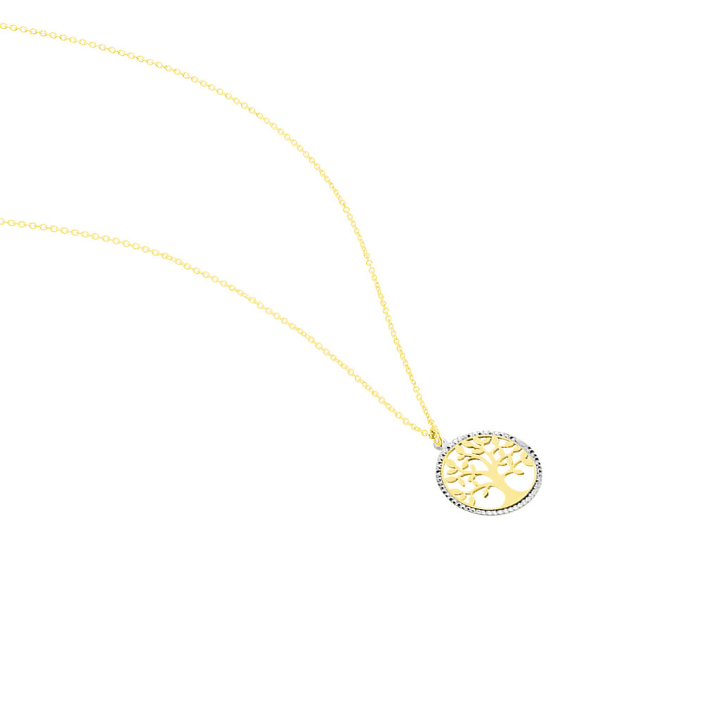 Collier Or Bicolore Solidage